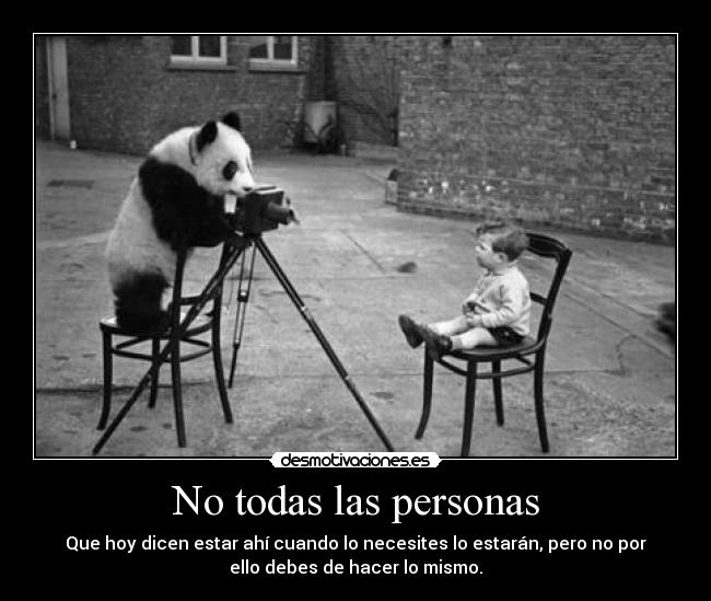 No todas las personas - 