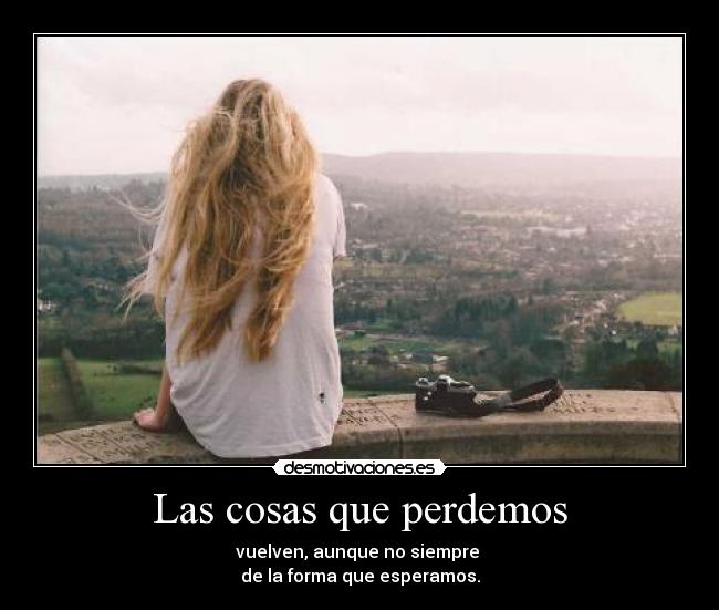 Las cosas que perdemos - 