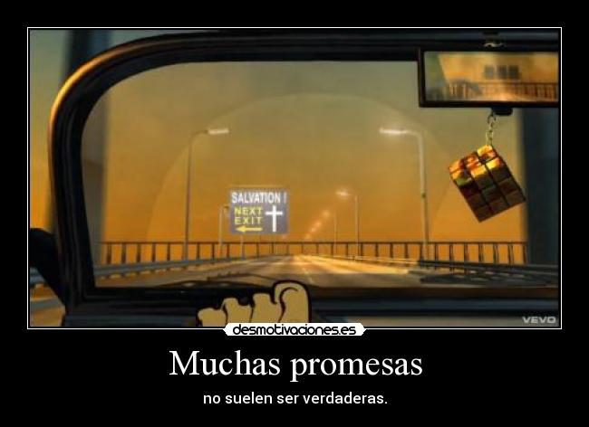 Muchas promesas -