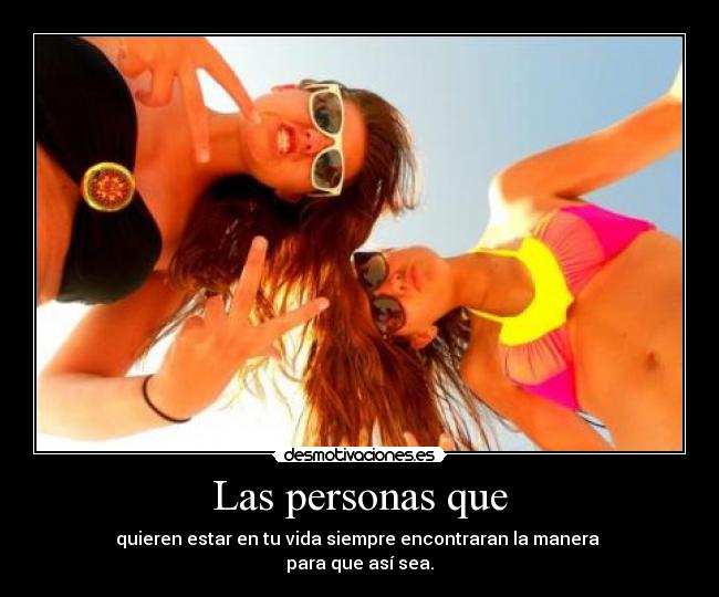 Las personas que - 