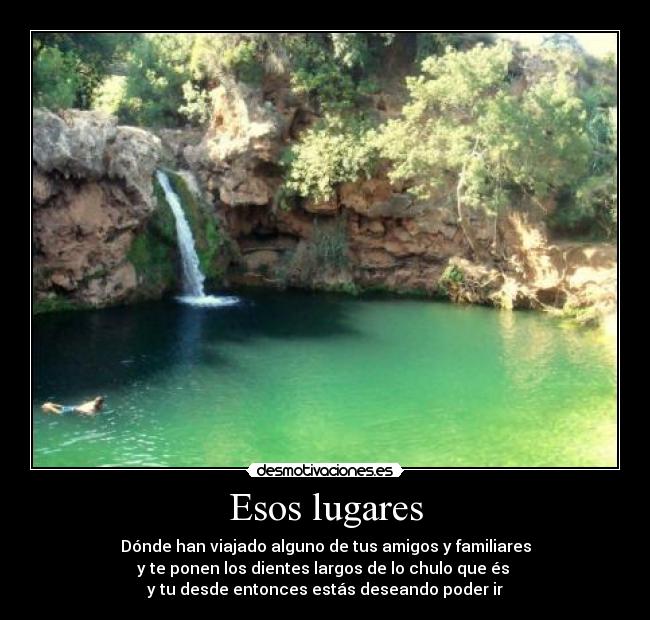 Esos lugares -