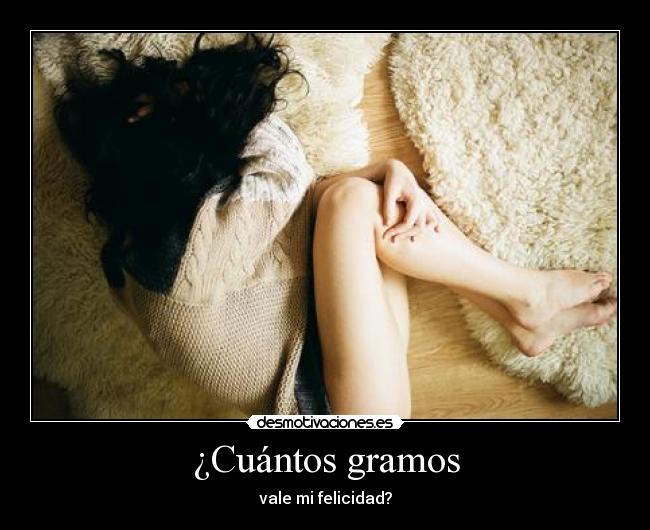 ¿Cuántos gramos -