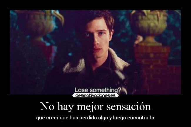 No hay mejor sensación -