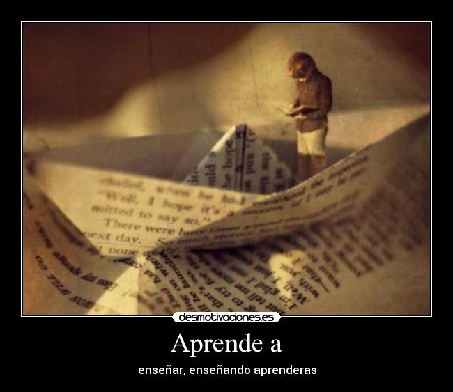 carteles aprender ensenar desmotivaciones