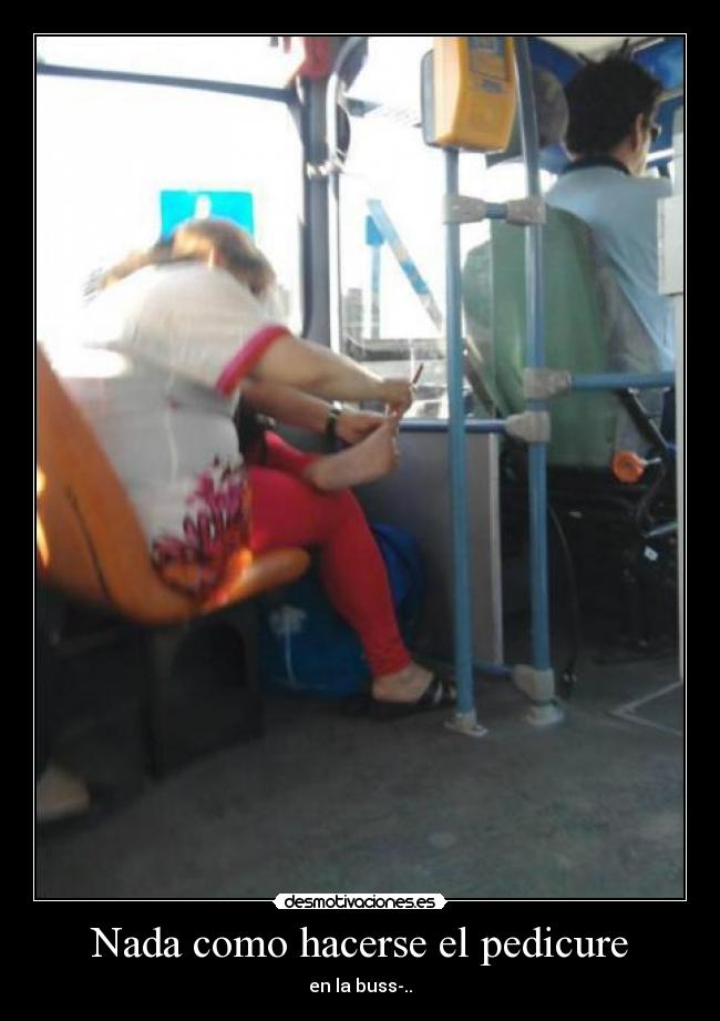 Nada como hacerse el pedicure -