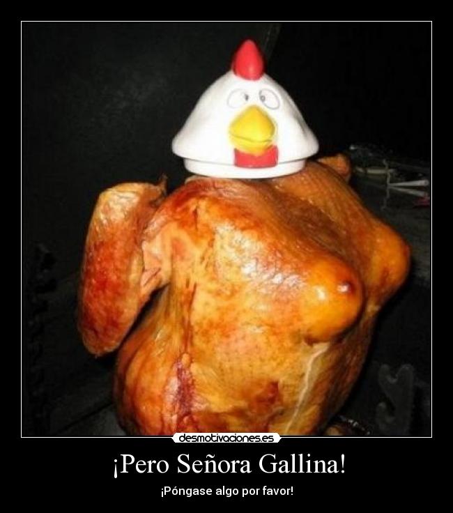 ¡Pero Señora Gallina! -