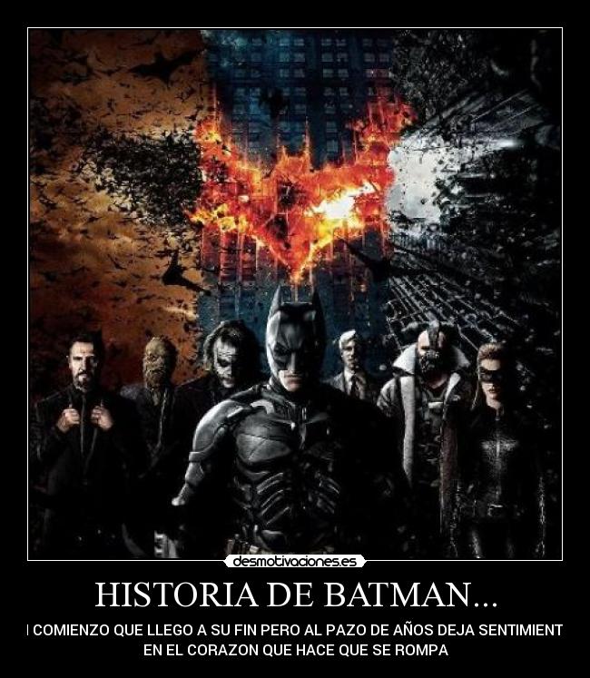 HISTORIA DE BATMAN... -