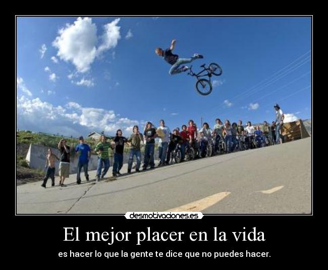 El mejor placer en la vida -