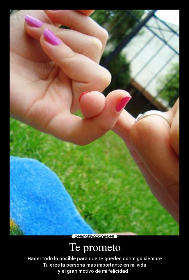 Te prometo -