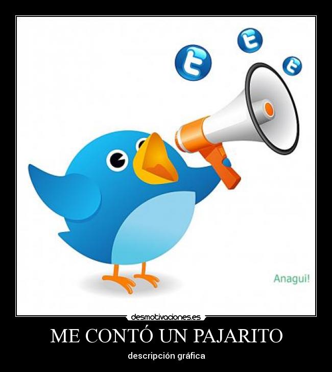 ME CONTÓ UN PAJARITO - descripción gráfica