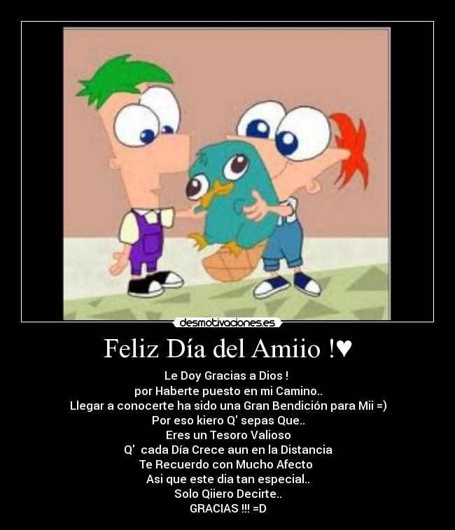 carteles gracias amiio desmotivaciones