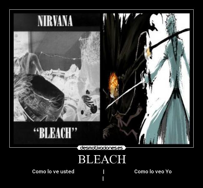 BLEACH - Como lo ve usted                       |                        Como lo veo Yo
  |