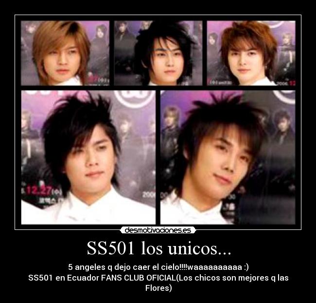 SS501 los unicos... -