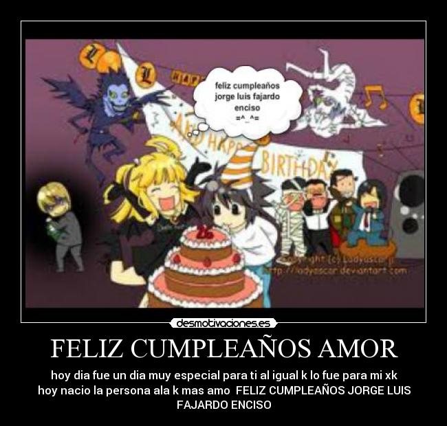 carteles amor sugisaki jorge luis otaku desmotivaciones