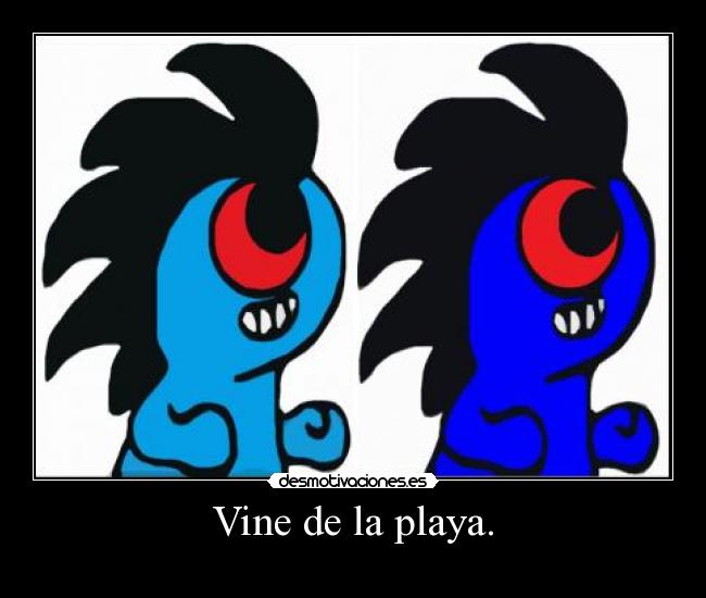 Vine de la playa. - 