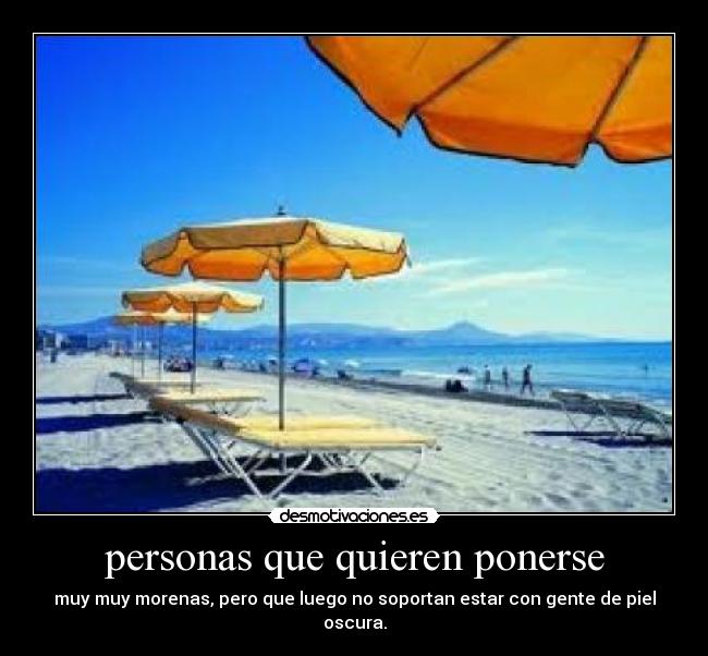 personas que quieren ponerse - 