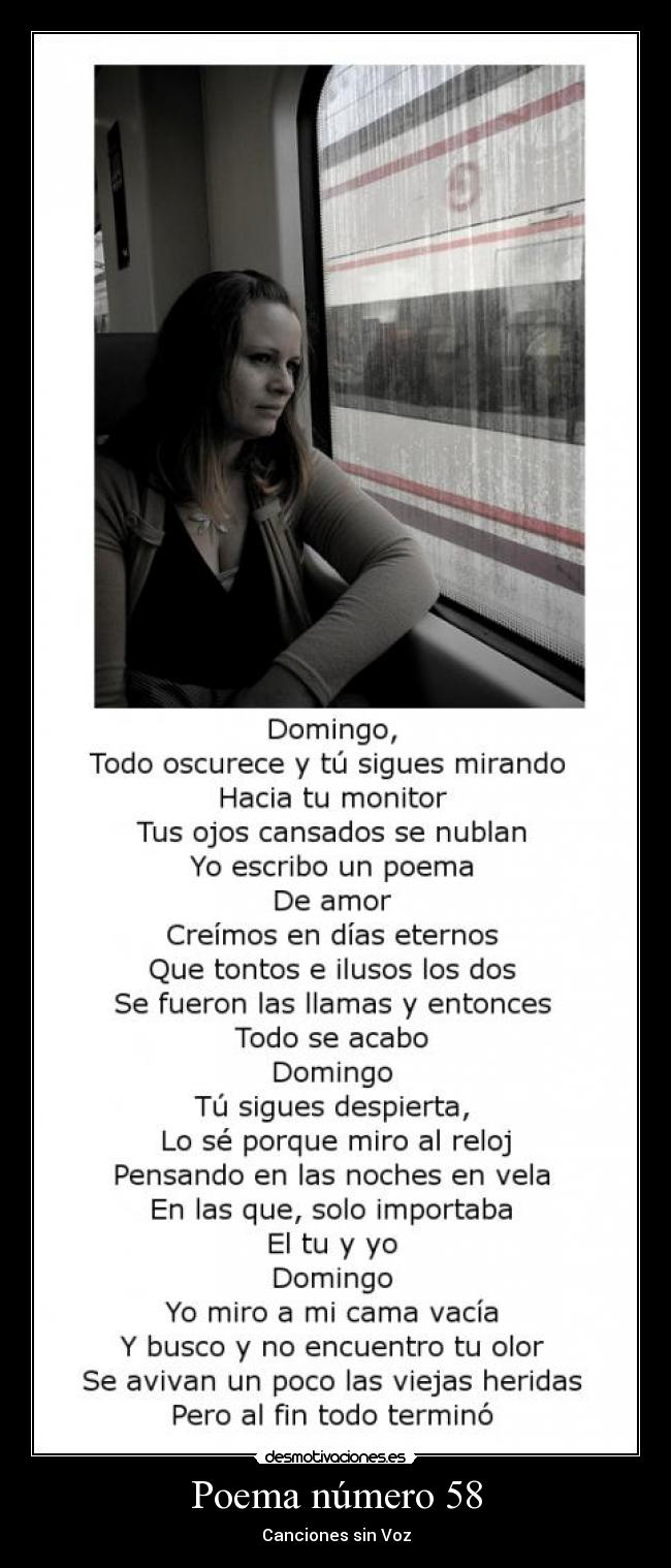 Poema número 58 -