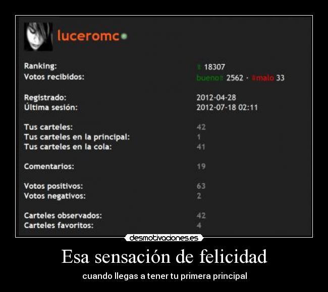 Esa sensación de felicidad - 