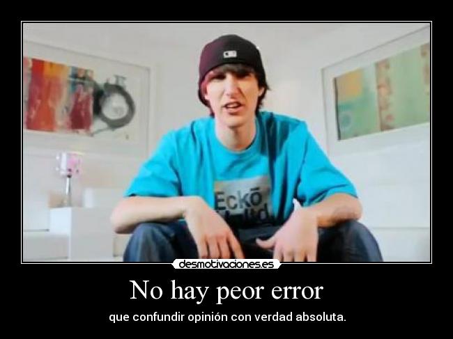 No hay peor error - 