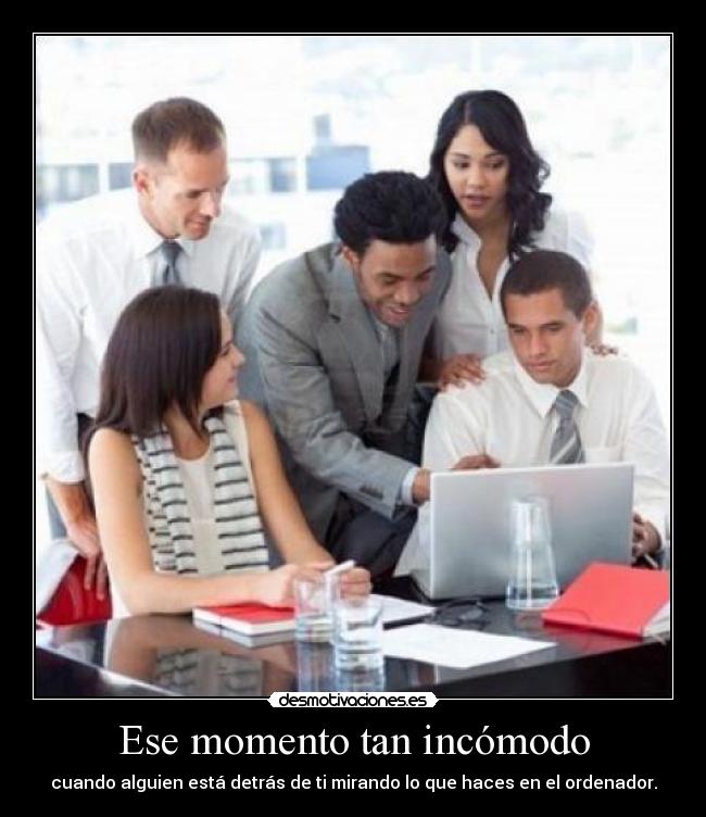 Ese momento tan incómodo - 