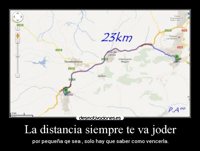 carteles distancia siempre desmotivaciones