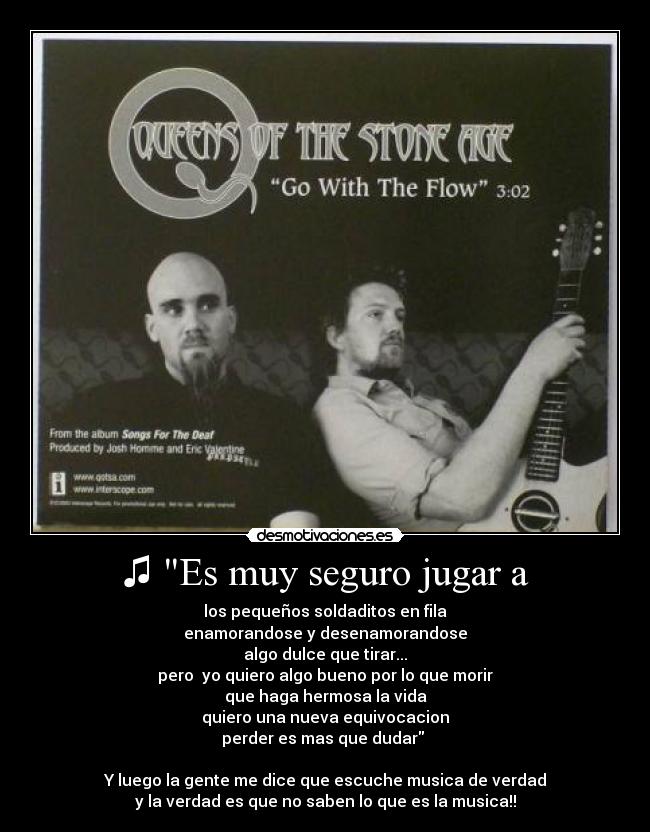 ♫ Es muy seguro jugar a -