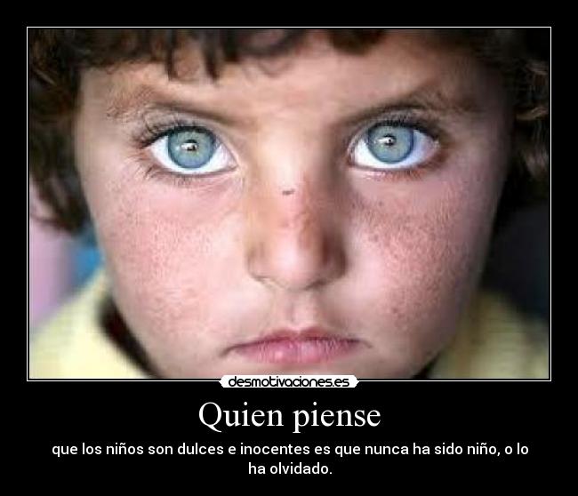 Quien piense -