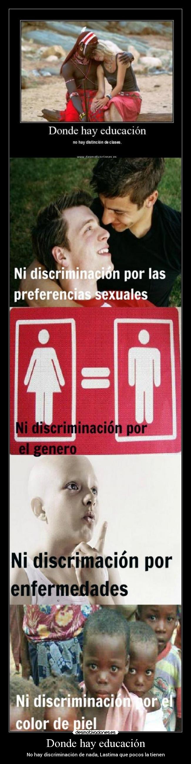 Donde hay educación -