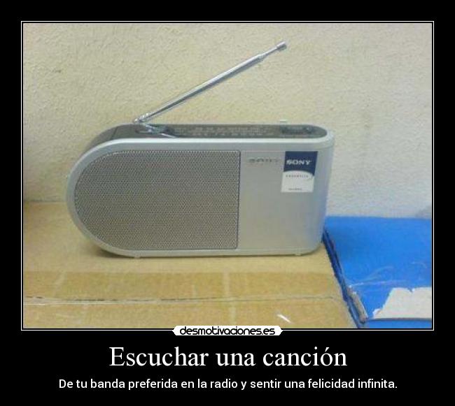 Escuchar una canción -