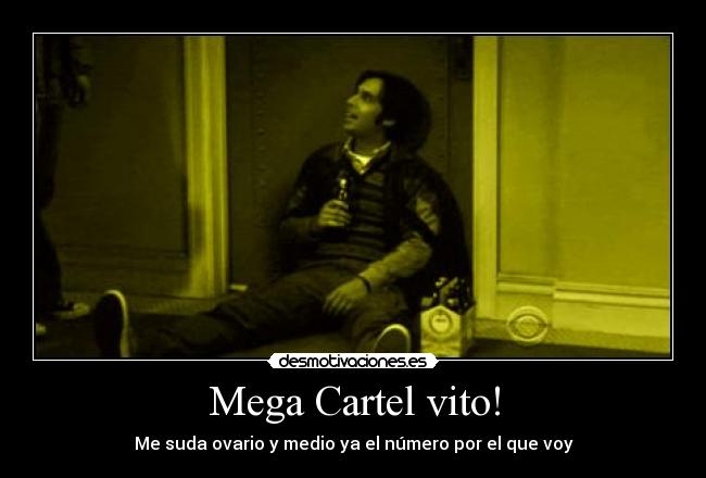 Mega Cartel vito! - Me suda ovario y medio ya el número por el que voy