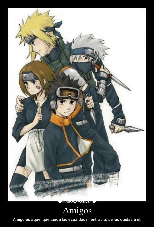 carteles amigos anime desmotivaciones