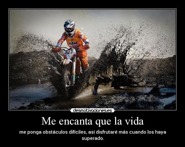 Me encanta que la vida -