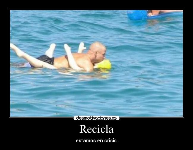 Recicla - estamos en crisis.