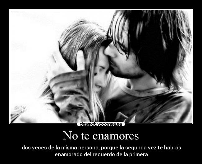 No te enamores - 