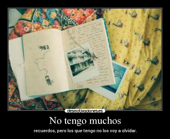 No tengo muchos - 