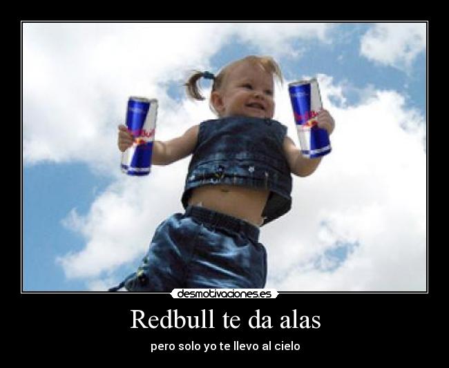 Redbull te da alas -