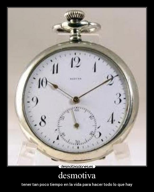 carteles tiempo desmotivaciones