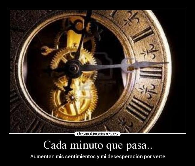 Cada minuto que pasa.. -