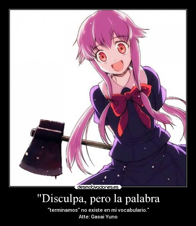 Disculpa, pero la palabra - 