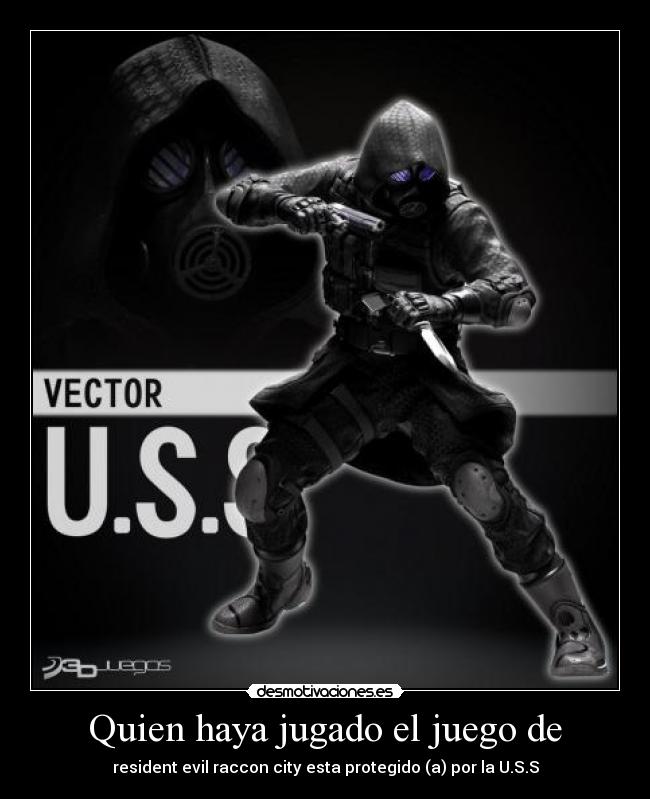 Quien haya jugado el juego de - resident evil raccon city esta protegido (a) por la U.S.S