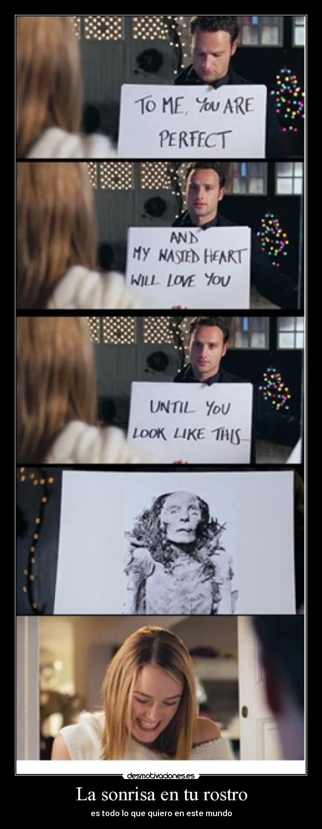 La sonrisa en tu rostro -