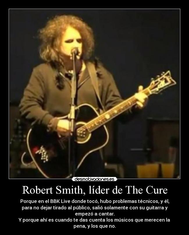 Robert Smith, líder de The Cure -