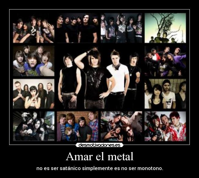 Amar el metal -