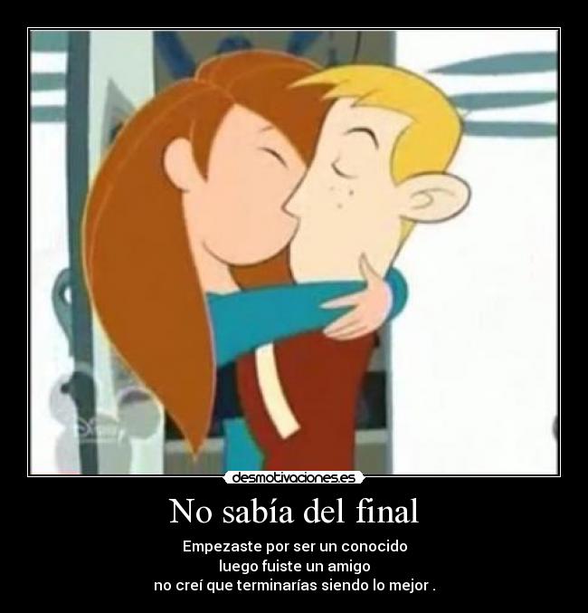 No sabía del final - 