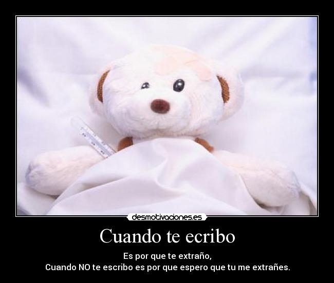 Cuando te ecribo -