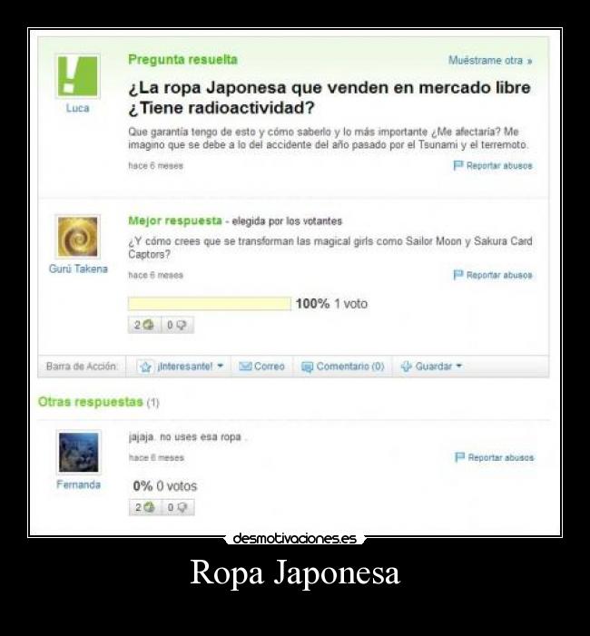 carteles ropa japon japonesa tsunami terremoto radioactividad mercado desmotivaciones