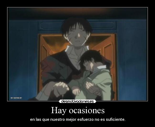 Hay ocasiones - en las que nuestro mejor esfuerzo no es suficiente.