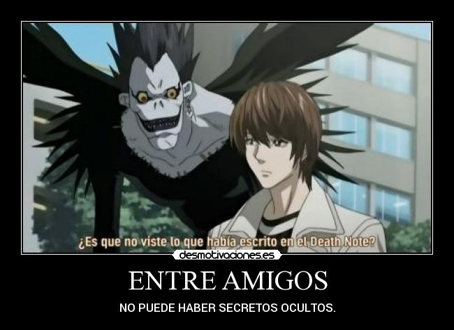 ENTRE AMIGOS - NO PUEDE HABER SECRETOS OCULTOS.
