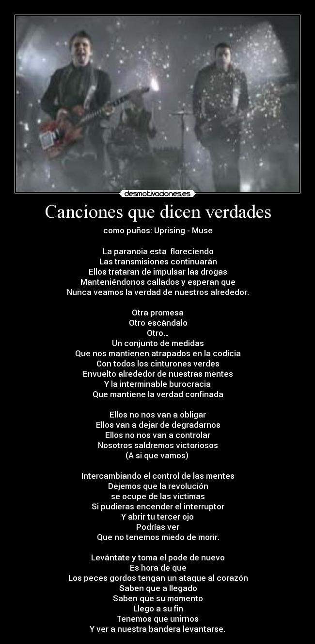 Canciones que dicen verdades - 