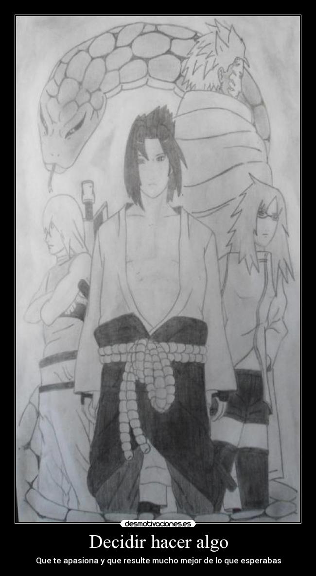 Decidir hacer algo -